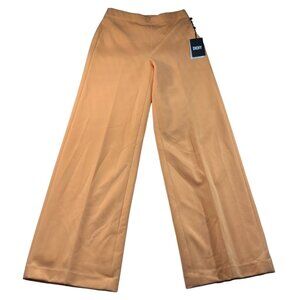 DKNY Pull On Pants Womens Size 2 Orange Wide Leg Stretch New